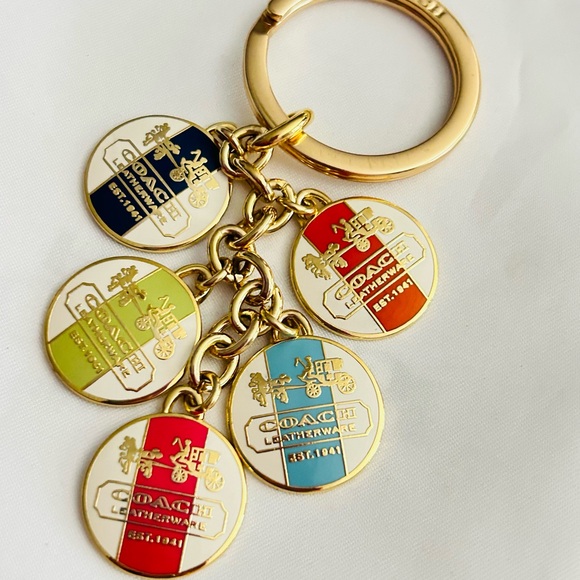 RARE Coach 1941 LeatherWare Charm Keychain/ Bag Charm - Picture 5 of 8